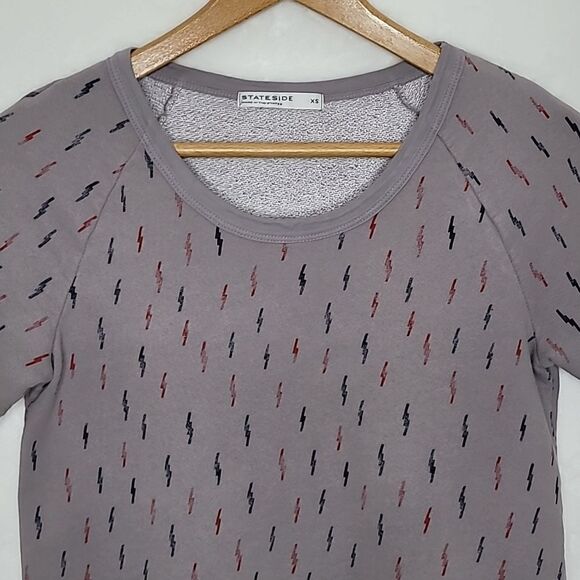 STATESIDE Lightning Bolt Top Size XS - Picture 2 of 8